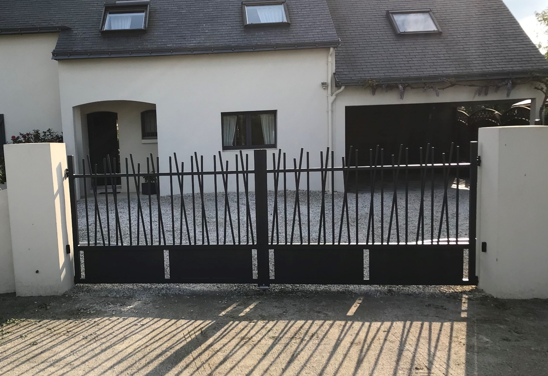 portail férronné design