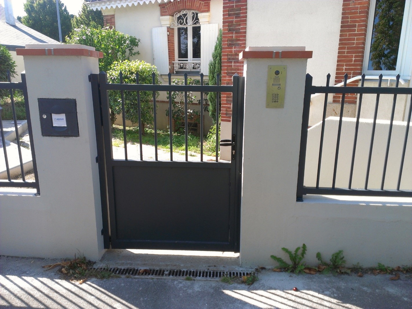 portillon en fer forgé